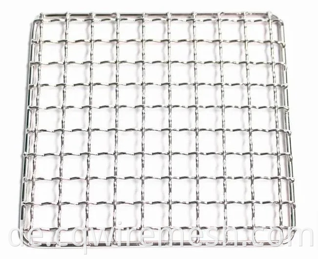 Überlegene hochwertige Edelstahl BBQ Grill Net Grill Grill Crimped Drahtnetz Netz